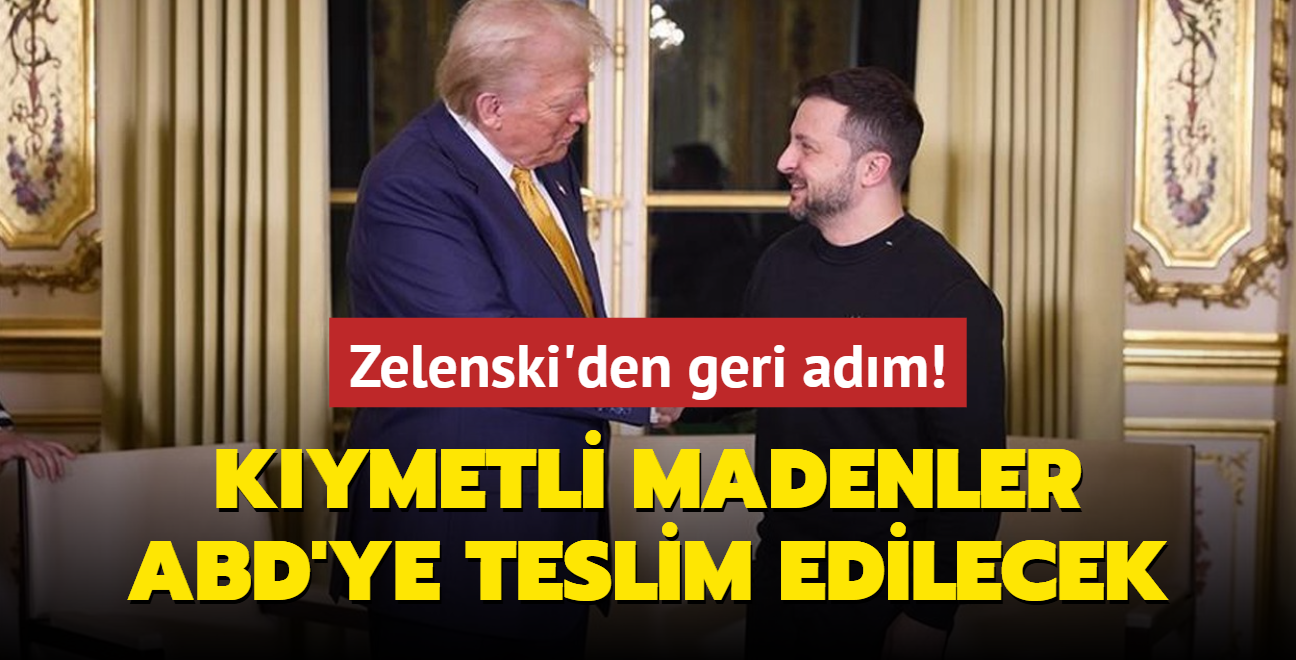 Zelenski'den geri adm! Kymetli madenler ABD'ye teslim edilecek