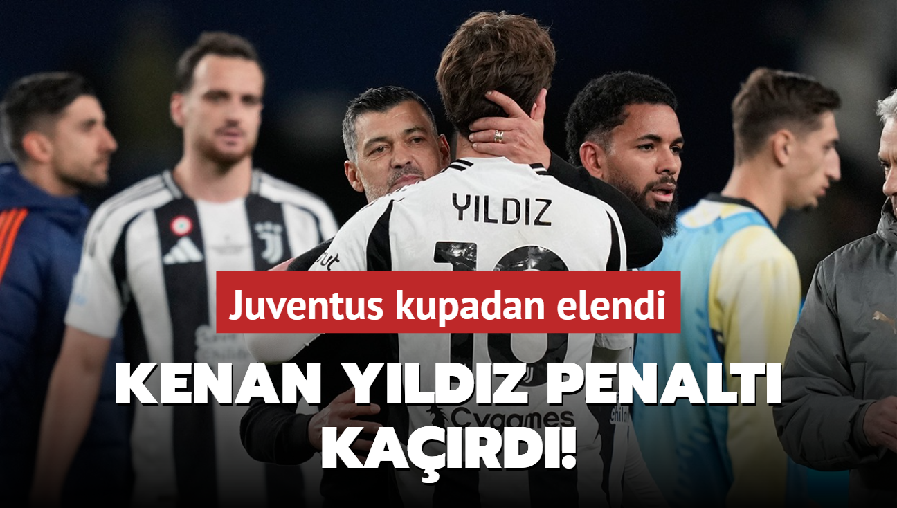 Kenan Yldz penalt kard! Juventus kupadan elendi