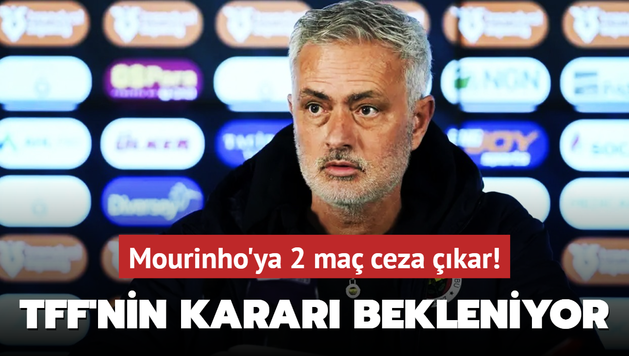 Mourinho'ya 2 ma ceza kar