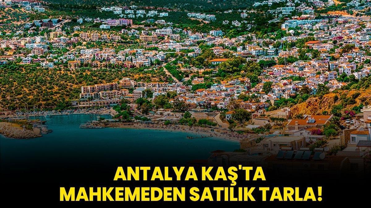 Antalya Ka'ta mahkemeden satlk tarla!