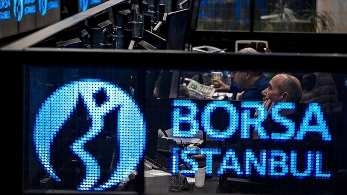 Borsa gnn ilk yarsnda 9.653,08 puana kt