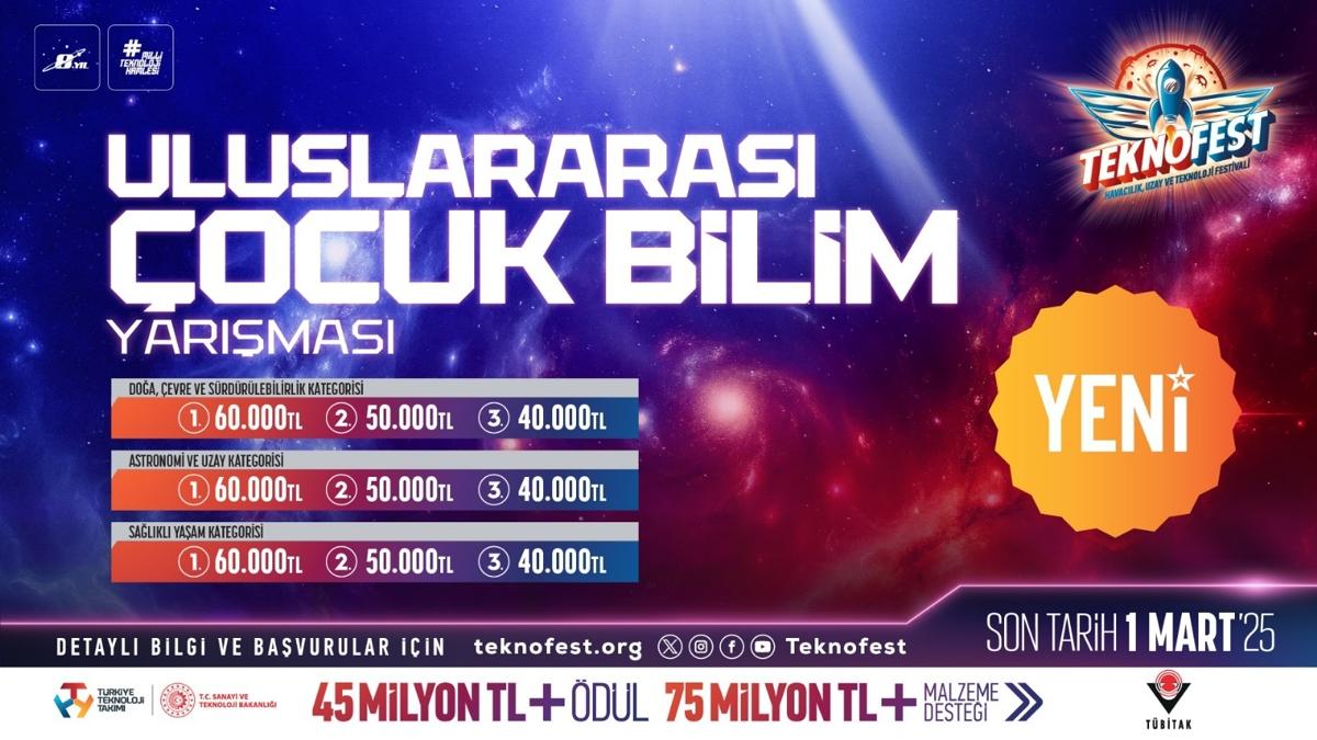 Gelecein bilim insanlar Uluslararas ocuk Bilim Yarmasnda buluuyor!