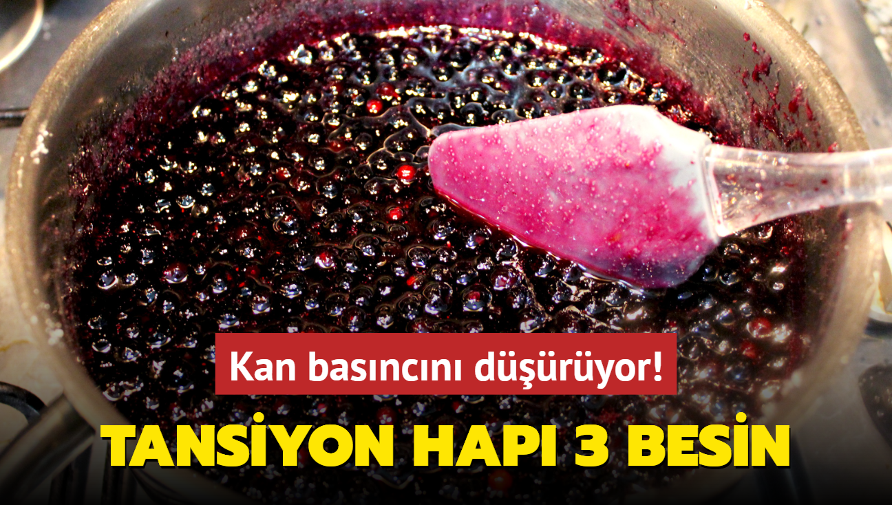 Kan basnc seviyesini dryor! Doal tansiyon hap 3 besin