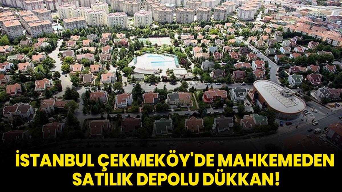 stanbul ekmeky'de mahkemeden satlk depolu dkkan!