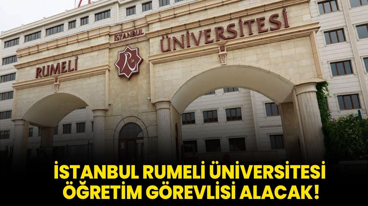 stanbul Rumeli niversitesi retim Grevlisi alacak!