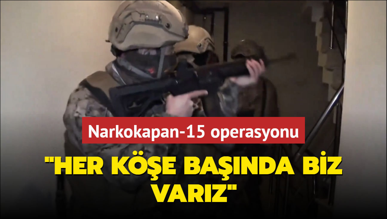 stanbul'da Narkokapan-15 operasyonu