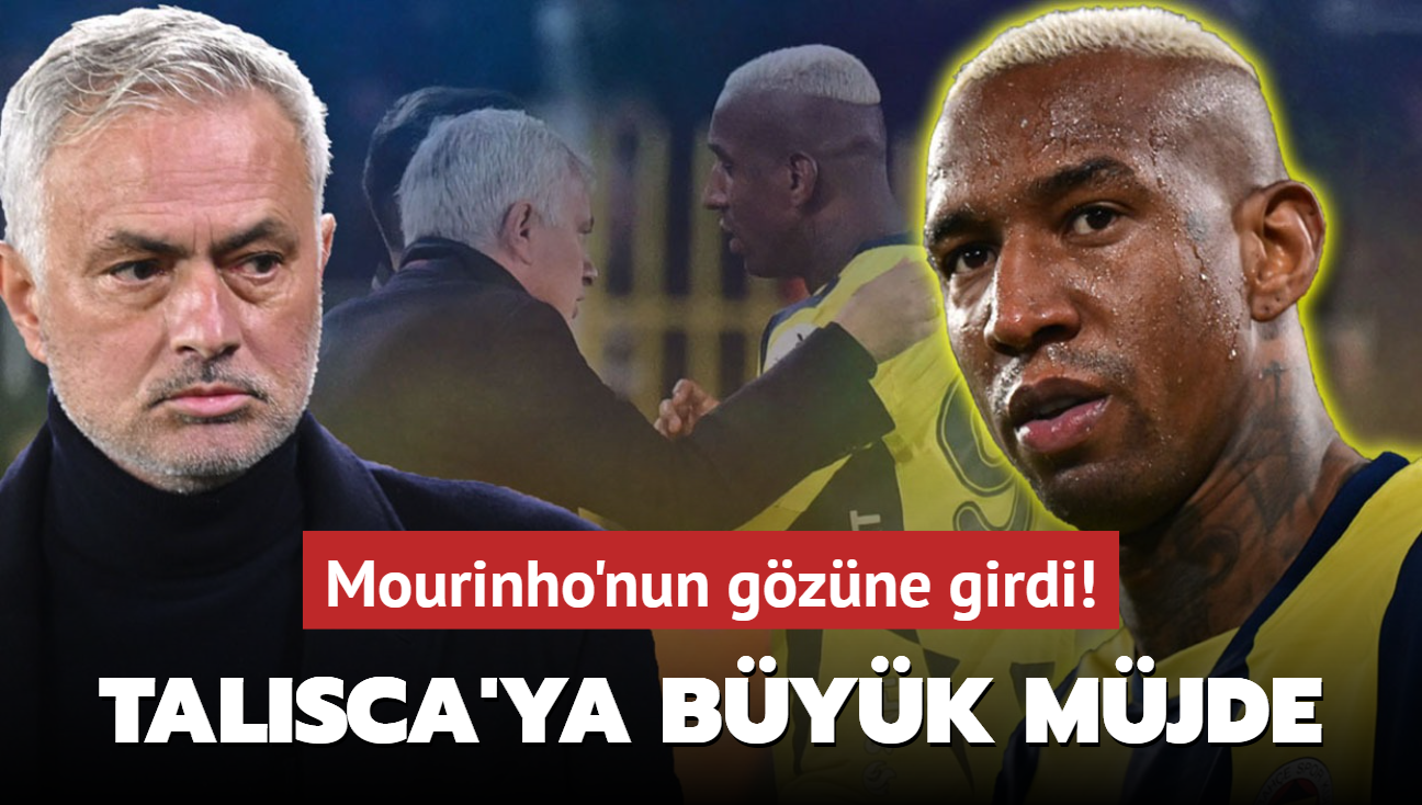 Jose Mourinho'nun gzne girdi! Anderson Talisca'ya byk mjde