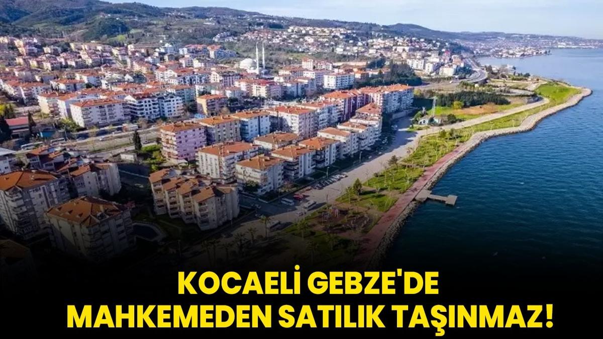 Kocaeli Gebze'de mahkemeden satlk tanmaz!