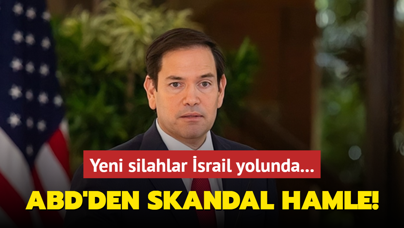 ABD'den skandal hamle! Yeni silahlar srail yolunda