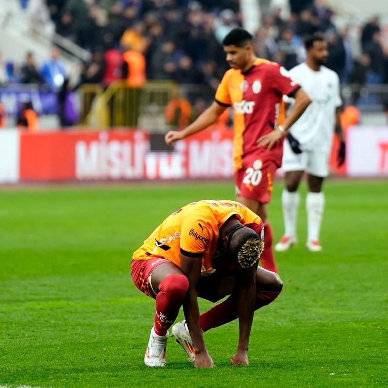 Galatasaray, ilk kez iki ma st ste puan kayb yaad