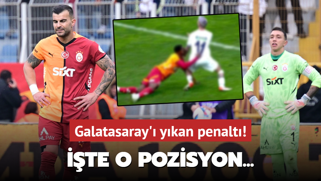 Galatasaray' ykan penalt! te o pozisyon...