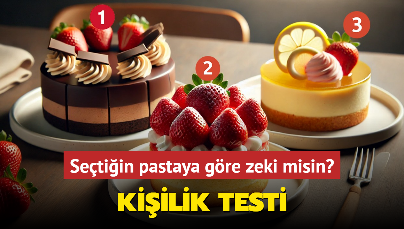 Setiin pastaya gre zeki misin" Kiilik testi iyi ve kt ynleri sylyor