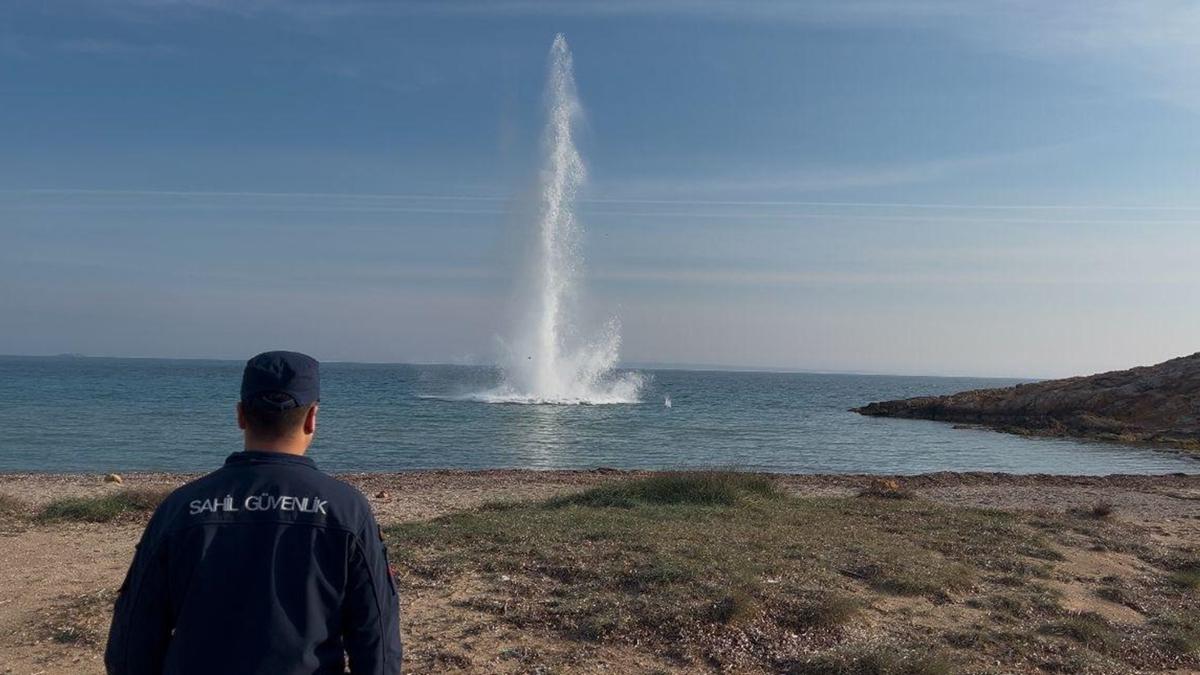 Bozcaada'da mayn panii: mha edildi