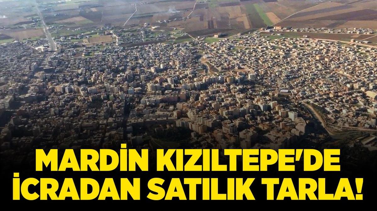Mardin Kzltepe'de 50.563,55 m tarla icradan satlktr