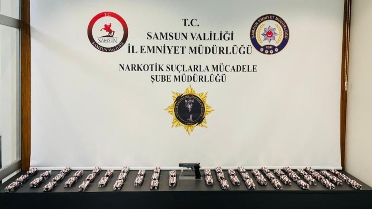 Samsun'da uyuturucu operasyonu: 1 gzalt
