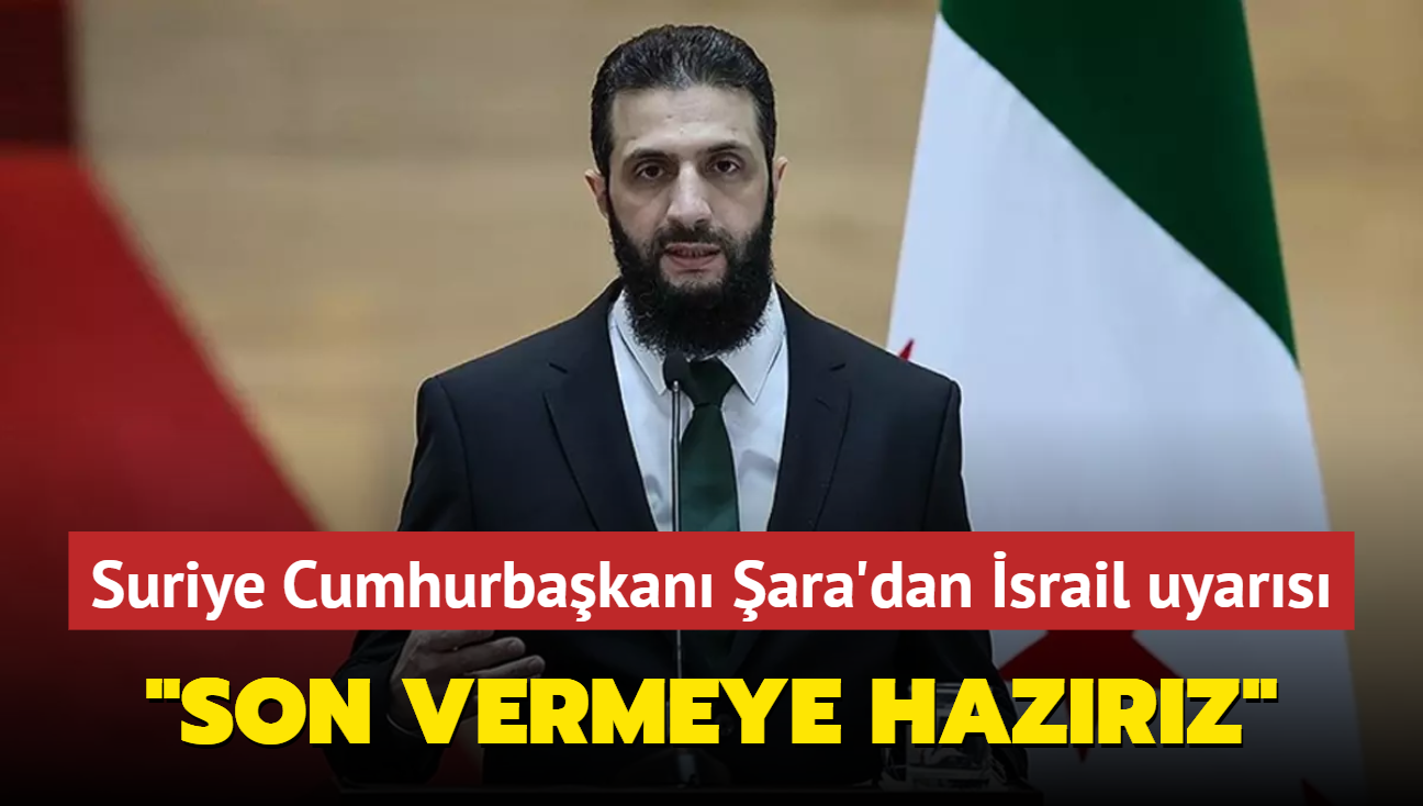 Suriye Cumhurbakan ara'dan srail uyars! Dnyaya seslendi: Son vermeye hazrz 