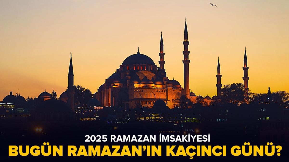 Bugn Ramazan'n kanc gn" 4 Mart 2025 Ramazan'n bitmesine ka gn kald"