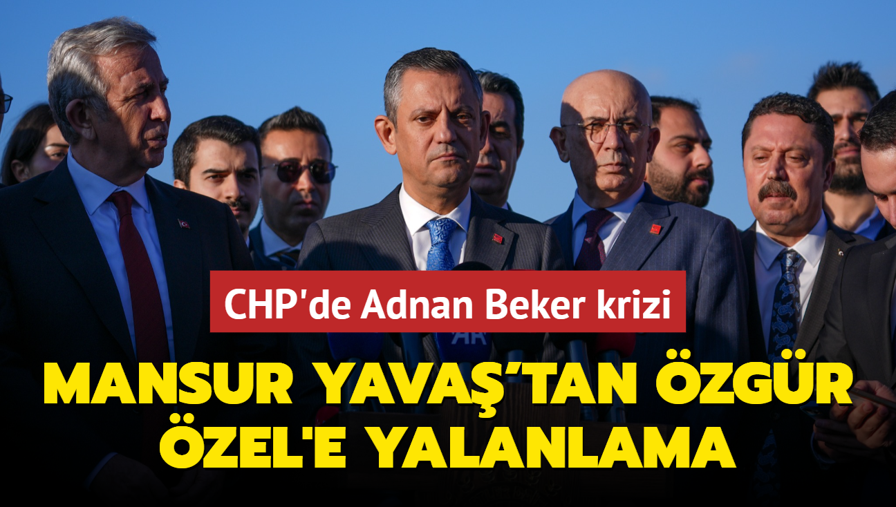 CHP'de Adnan Beker krizi! zgr zel "Onun emaneti" demiti: Yava'tan yant gecikmedi