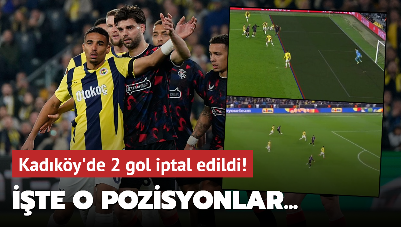 Kadky'de 2 gol iptal edildi! te o pozisyonlar...