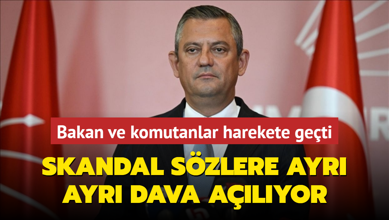 zel'e skandal szleri nedeniyle Milli Savunma Bakan ve komutanlardan dava!