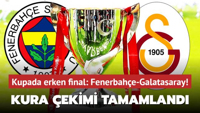 Trkiye Kupas'nda dev eleme: Fenerbahe-Galatasaray! Kura ekimi tamamland