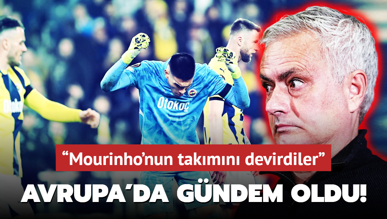 Fenerbahe-Rangers ma Avrupa'da gndem oldu! Mourinho'nun takmn devirdiler