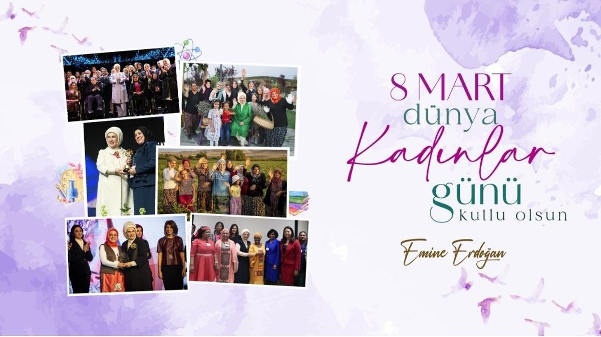 Emine Erdoan: Kadnn emei toprak gibi bereketli, sz tarih kadar kuvvetli