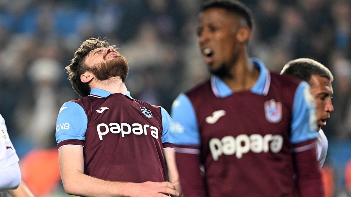 MA SONUCU: Trabzonspor 1-2 Hatayspor
