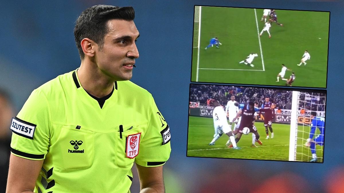 Trabzon'da 2 penalt VAR'dan dnd! te o pozisyonlar...