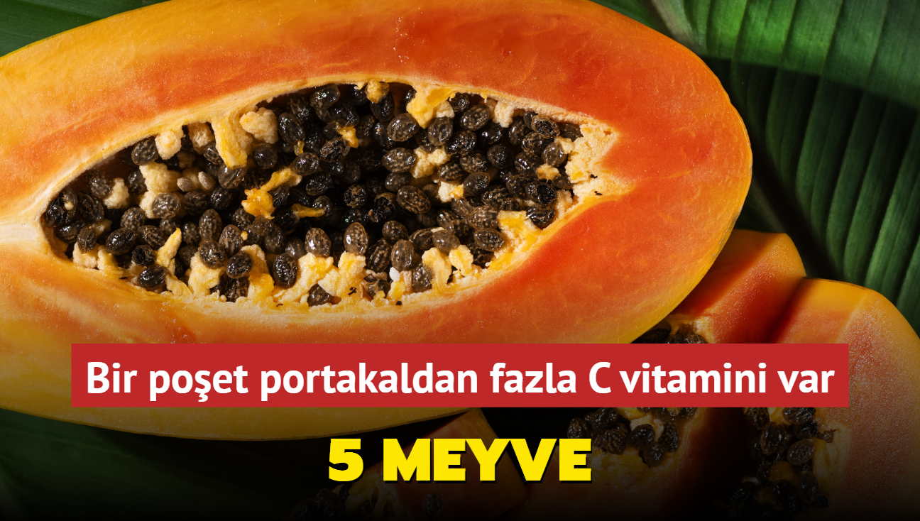 Bir poet portakaldan fazla C vitamini var! 5 besin, karoten, antioksidan ve retinol deposu