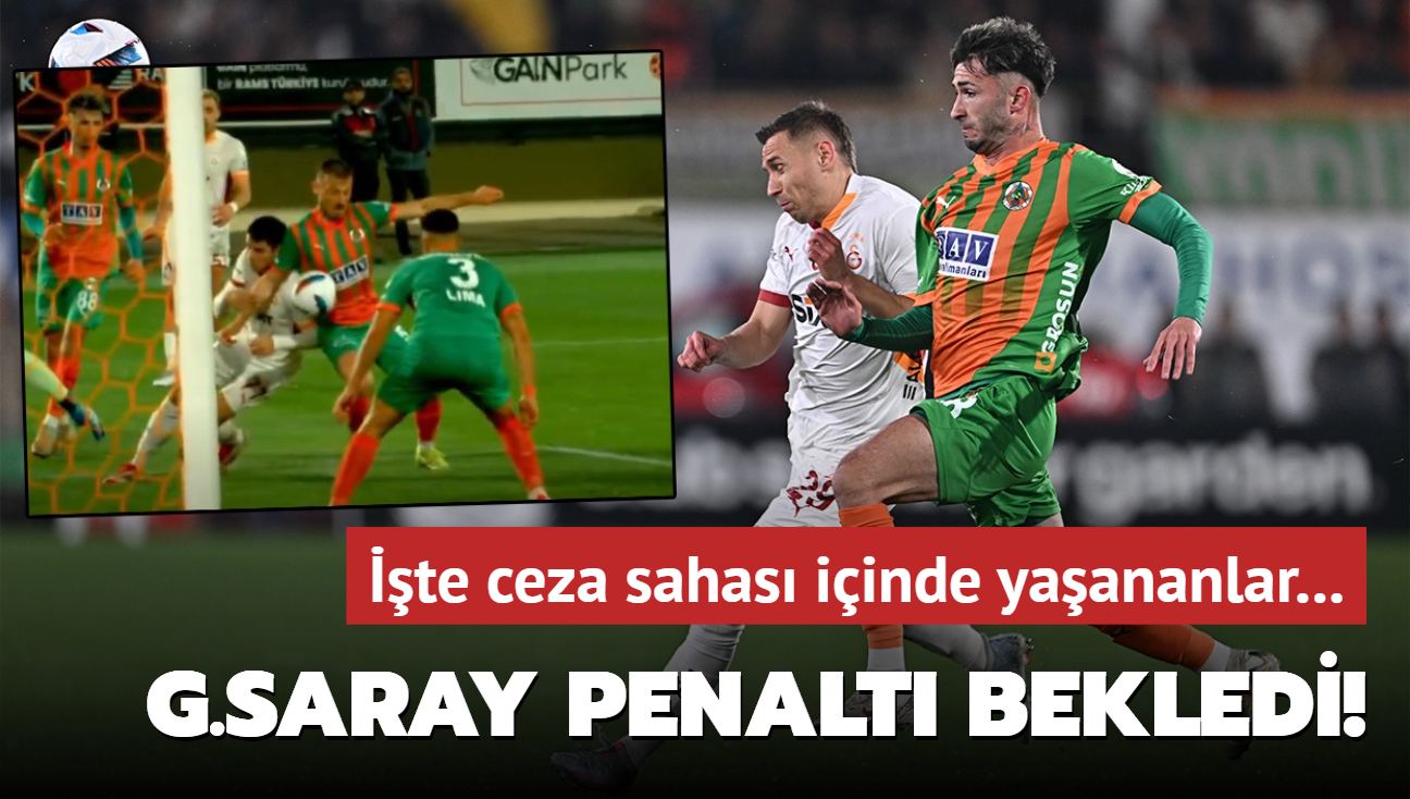 Galatasaray penalt bekledi! te ceza sahas iinde yaananlar...