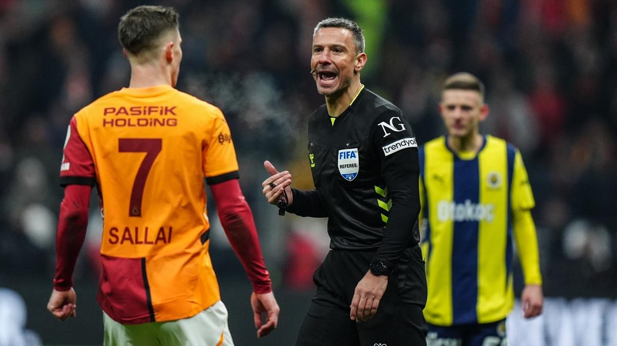 Galatasaray-Fenerbahe derbisini yneten Slavko Vincic'e kritik grev!