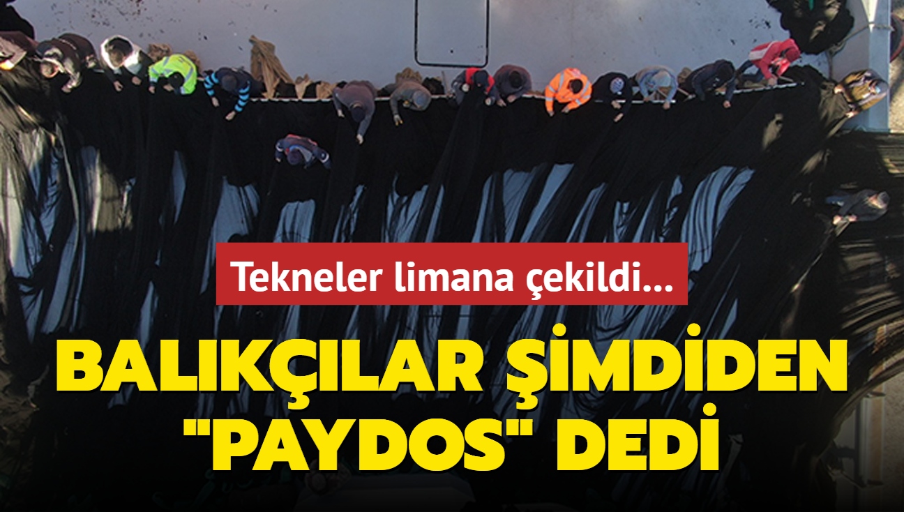 Tekneler limana ekildi... Balklar imdiden "paydos" dedi