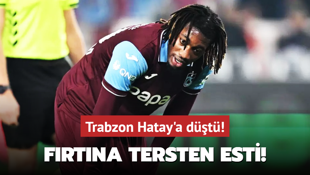 Trabzon Hatay'a dt!