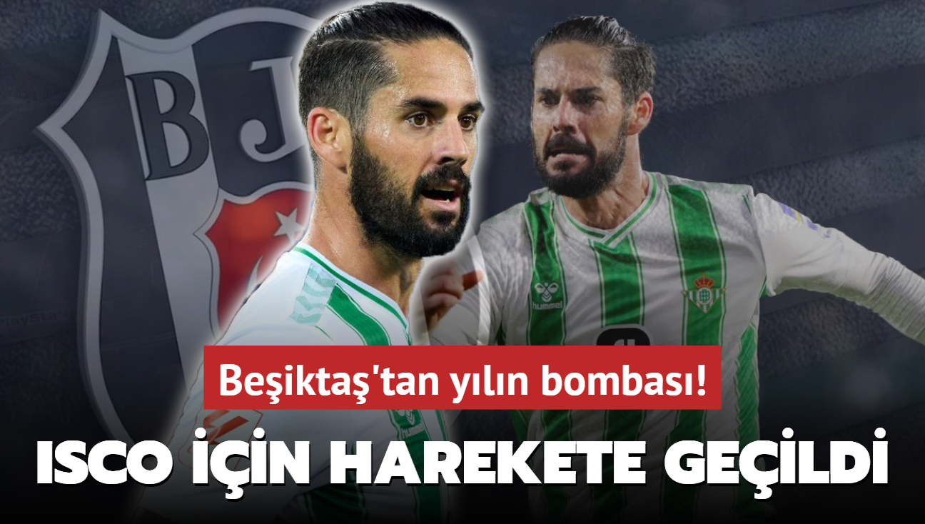 Beikta'tan yln bombas! Isco iin harekete geildi