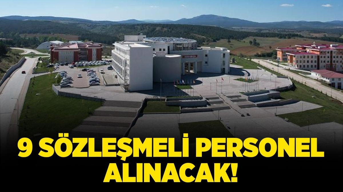 Kastamonu niversitesi 9 Szlemeli Personel alacak!