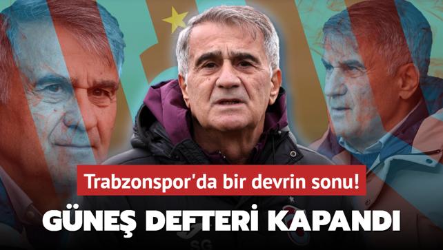 Trabzonspor'da bir devrin sonu! enol Gne defteri kapand