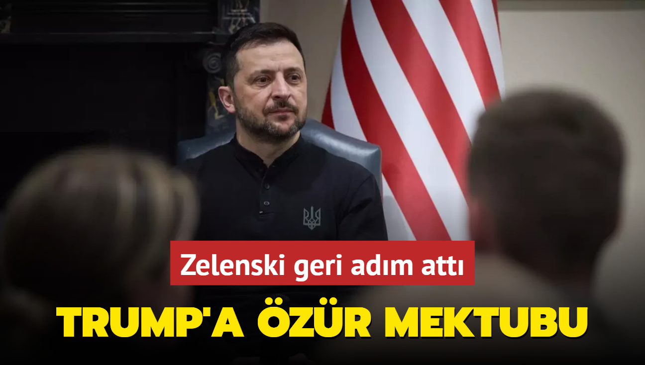 Zelenski geri adm att... Trump'a zr mektubu