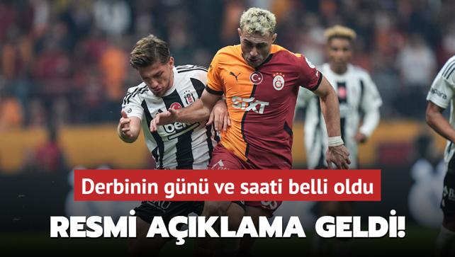 Beikta-Galatasaray derbisinin gn ve saati belli oldu