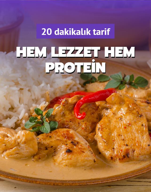 ftara kri soslu tavuk tarifi! 20 dakikada sofrada, hem lezzet hem protein