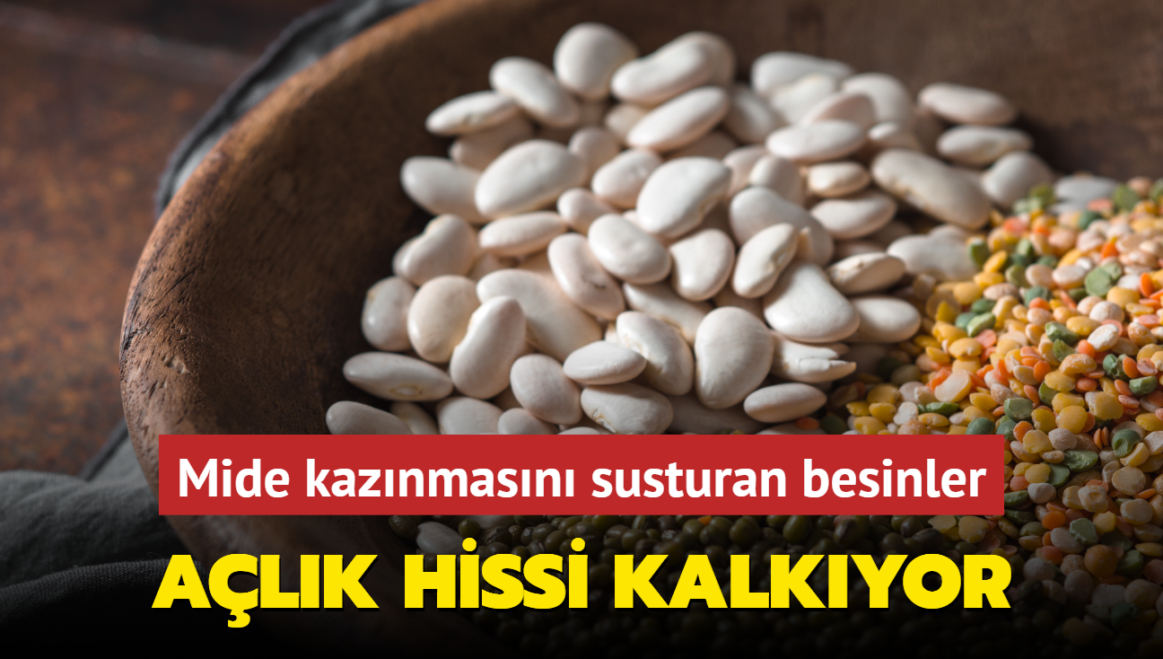 Mide kaznmasn susturan besinler! Alk hissi ortadan kalkyor, zayflatyor