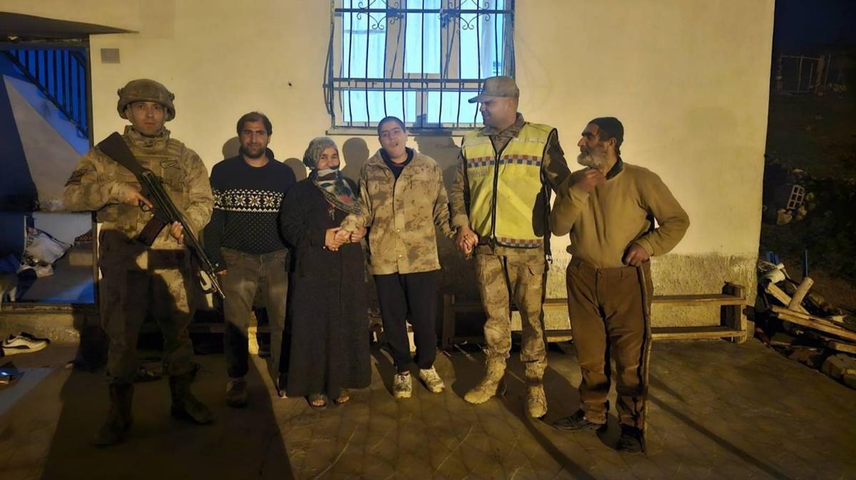 Siirt'te kaybolan zihinsel engelli ocuk, jandarma tarafndan bulundu