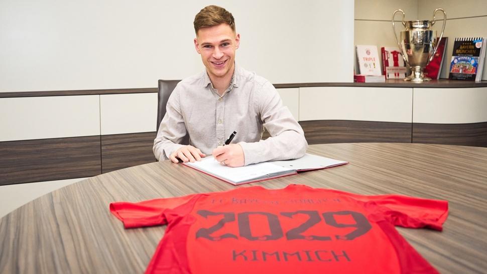 Bayern Münih'te Joshua Kimmich'in sözleşmesi yenilendi