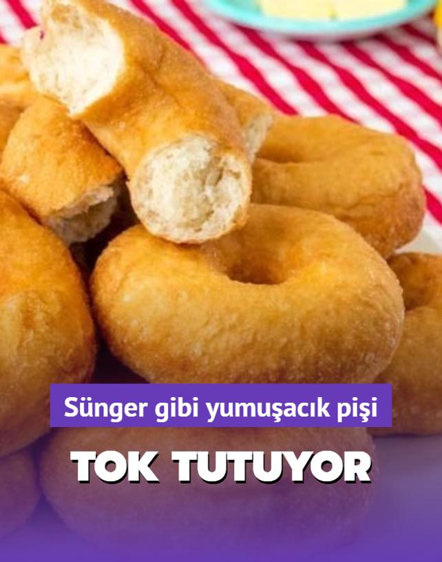 Snger gibi yumuack pii, unu azar azar ekleyin! Tok tutuyor, lezzetli