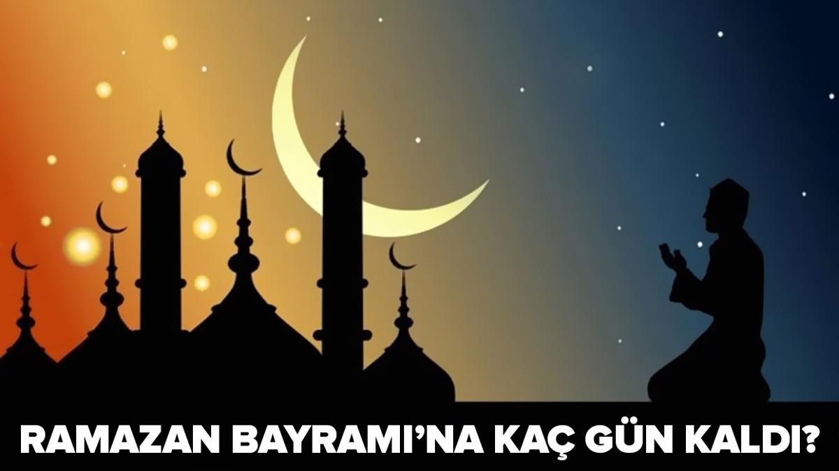 Bugn orucun kanc gn" 13 Mart 2025 Ramazan'n bitmesine ka gn kald"