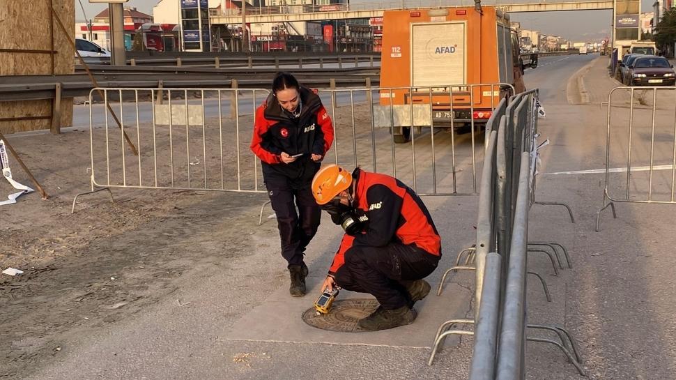 Yerin 45 metre derinliinde gaz... Sondaj almasnda ortaya kt