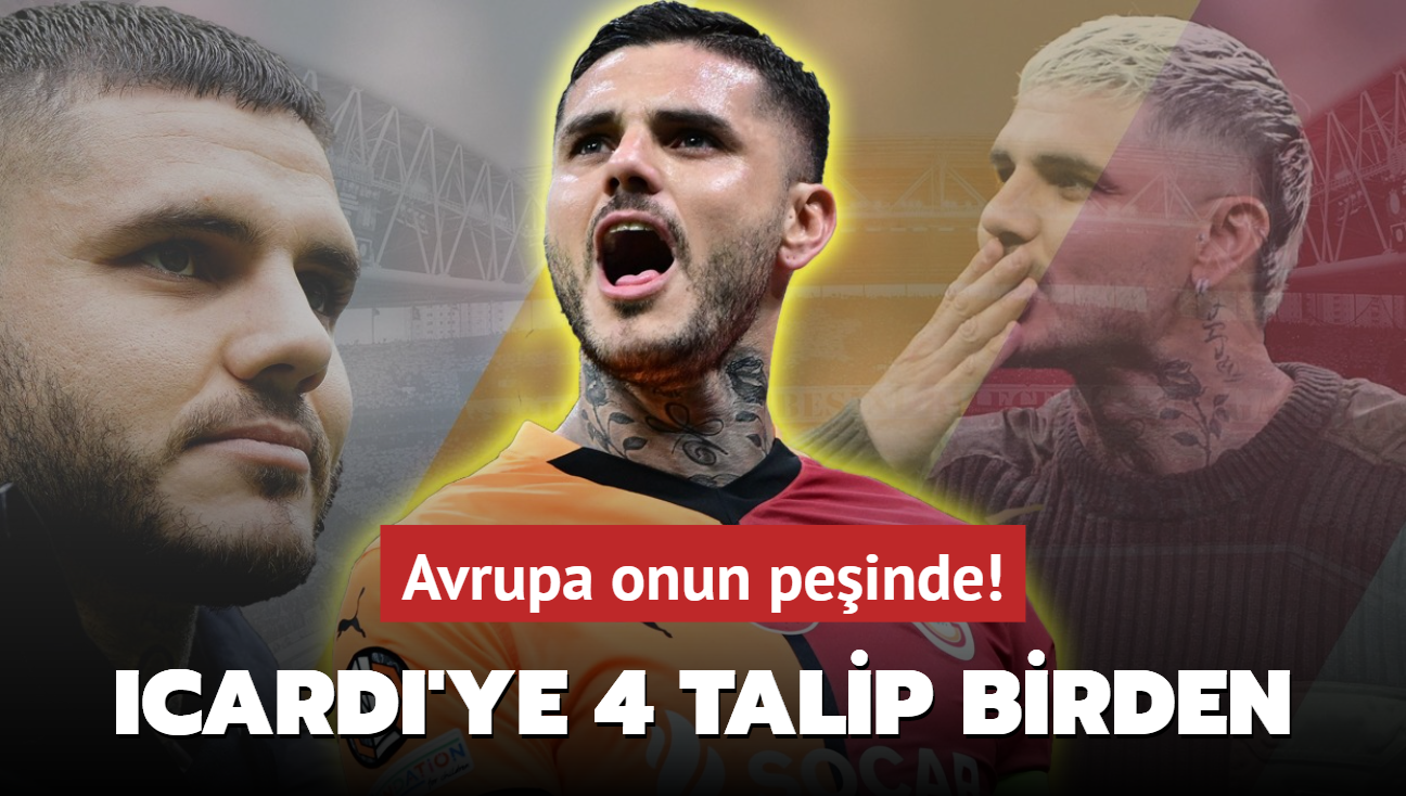 Avrupa onun peinde! Mauro Icardi'ye 4 talip birden