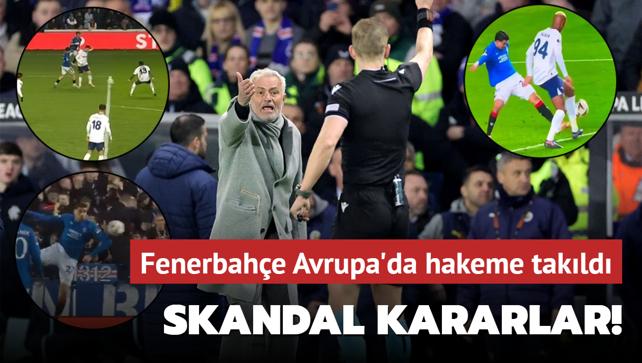 Skandal kararlar! Fenerbahe Avrupa'da hakeme takld