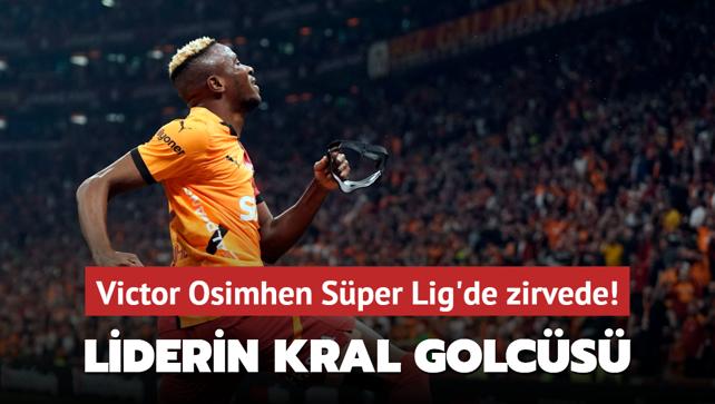 Victor Osimhen Sper Lig'de zirvede! Liderin kral golcs