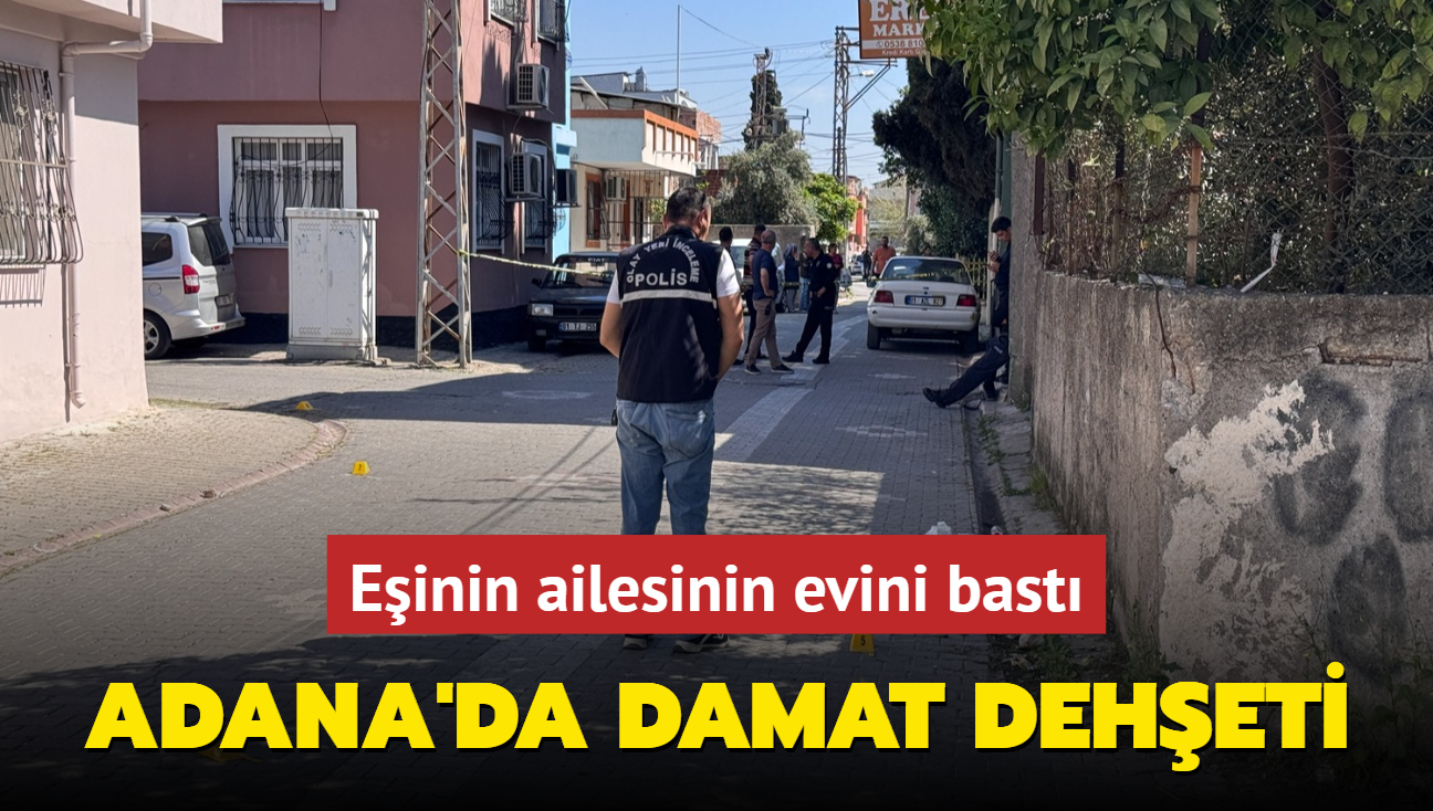 Adana'da damat deheti... Kaynbiraderini ldrd, kaynpederini yaralad